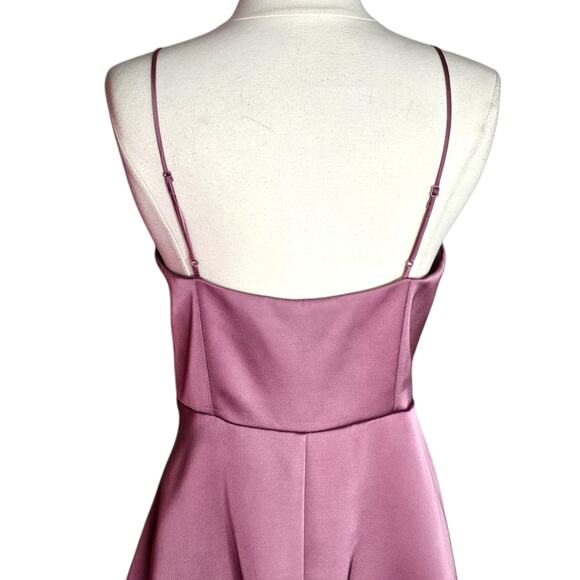 H&M A-line Fit & Flare Midi Dress In Blush Pink Size 8 NWT - Picture 8 of 13